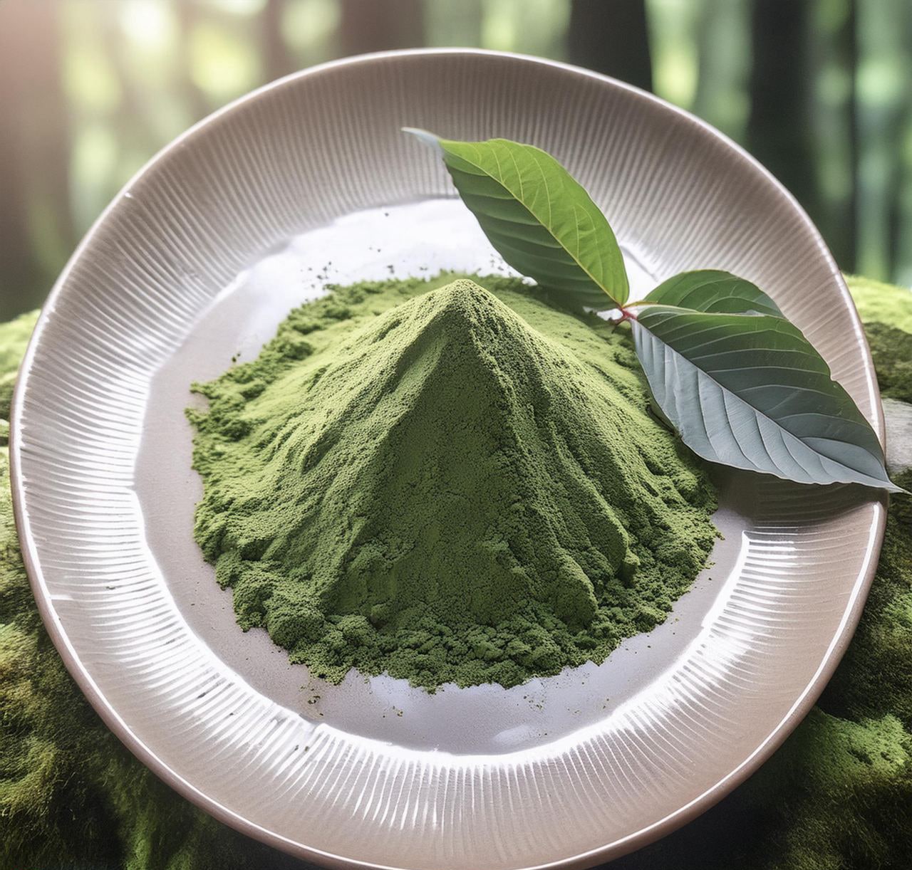 White Kratompowder